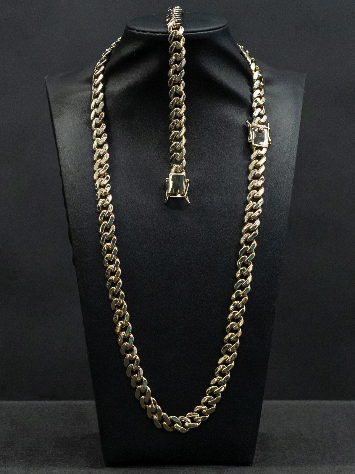 9ct Gold Filled Cuban Set 10mm