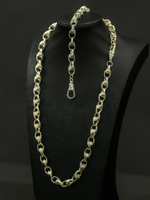 White Gold Filled Tulip Set 10mm