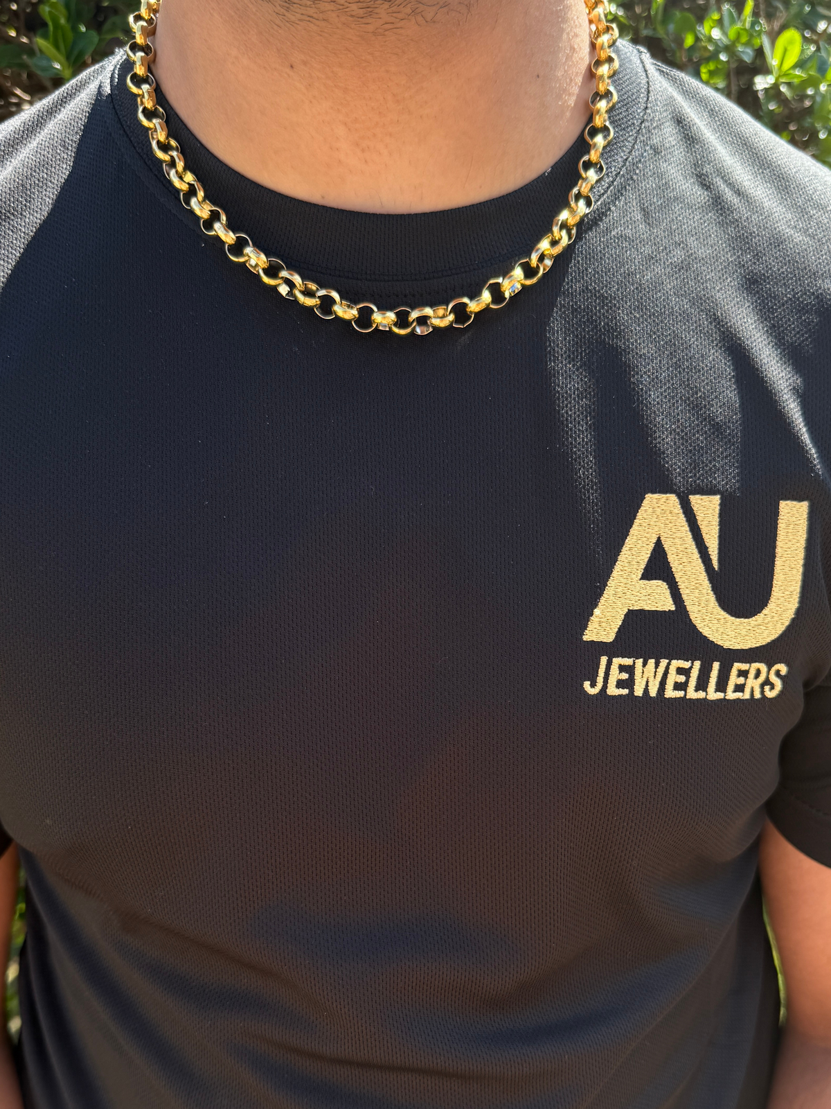 🎁 9ct Gold Filled Belcher Chain 10mm (100% off)