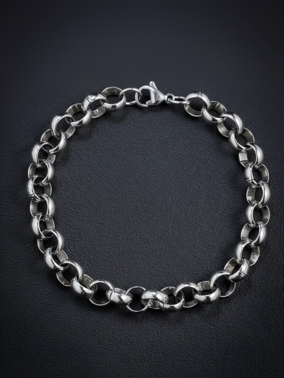 Silver Belcher Bracelet 10mm