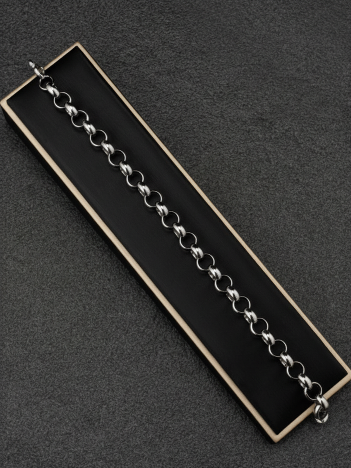 Silver Belcher Bracelet 10mm