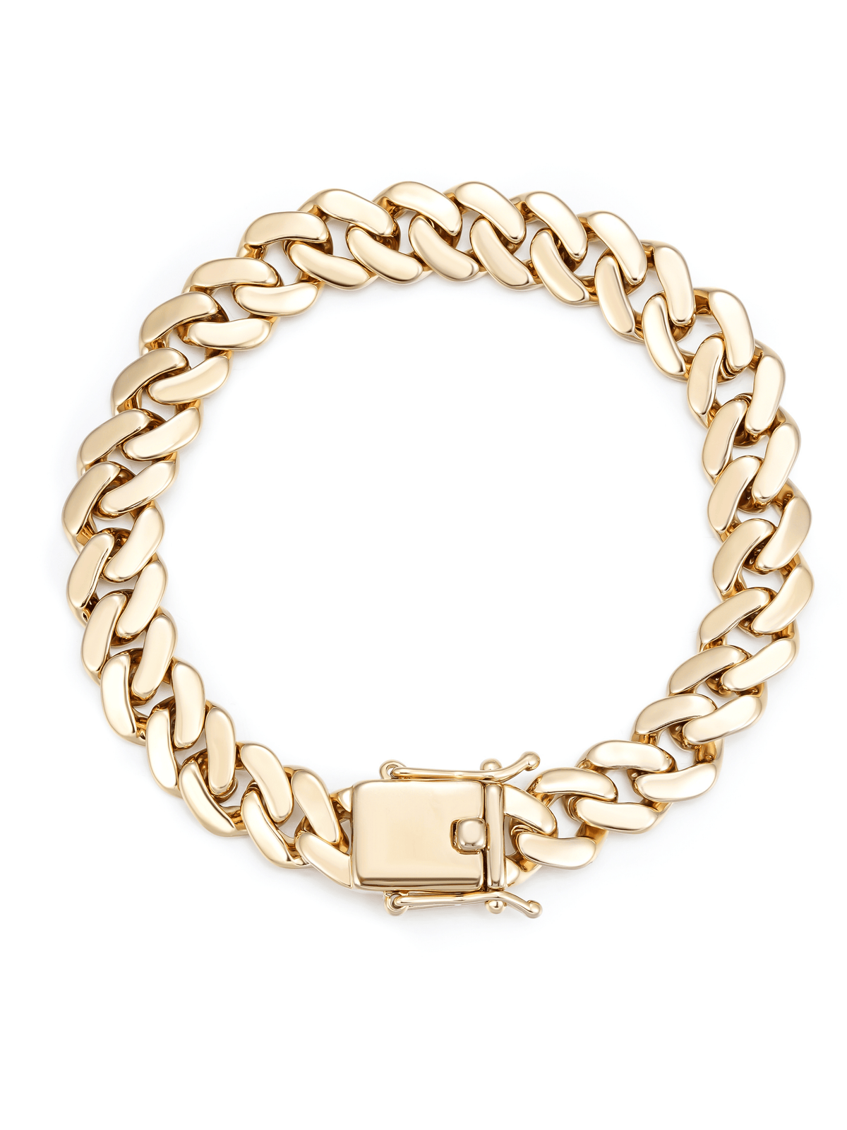 9ct Gold Filled Cuban Bracelet 10mm