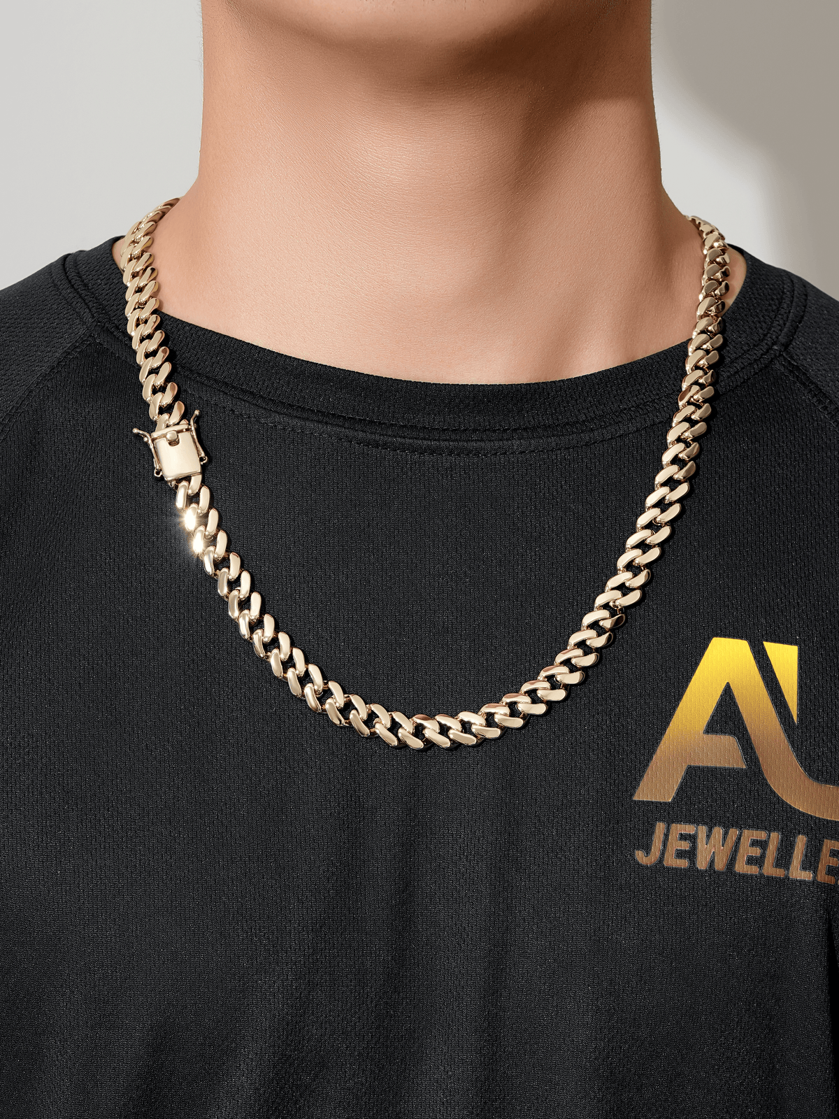 9ct Gold Filled Cuban Chain 10mm