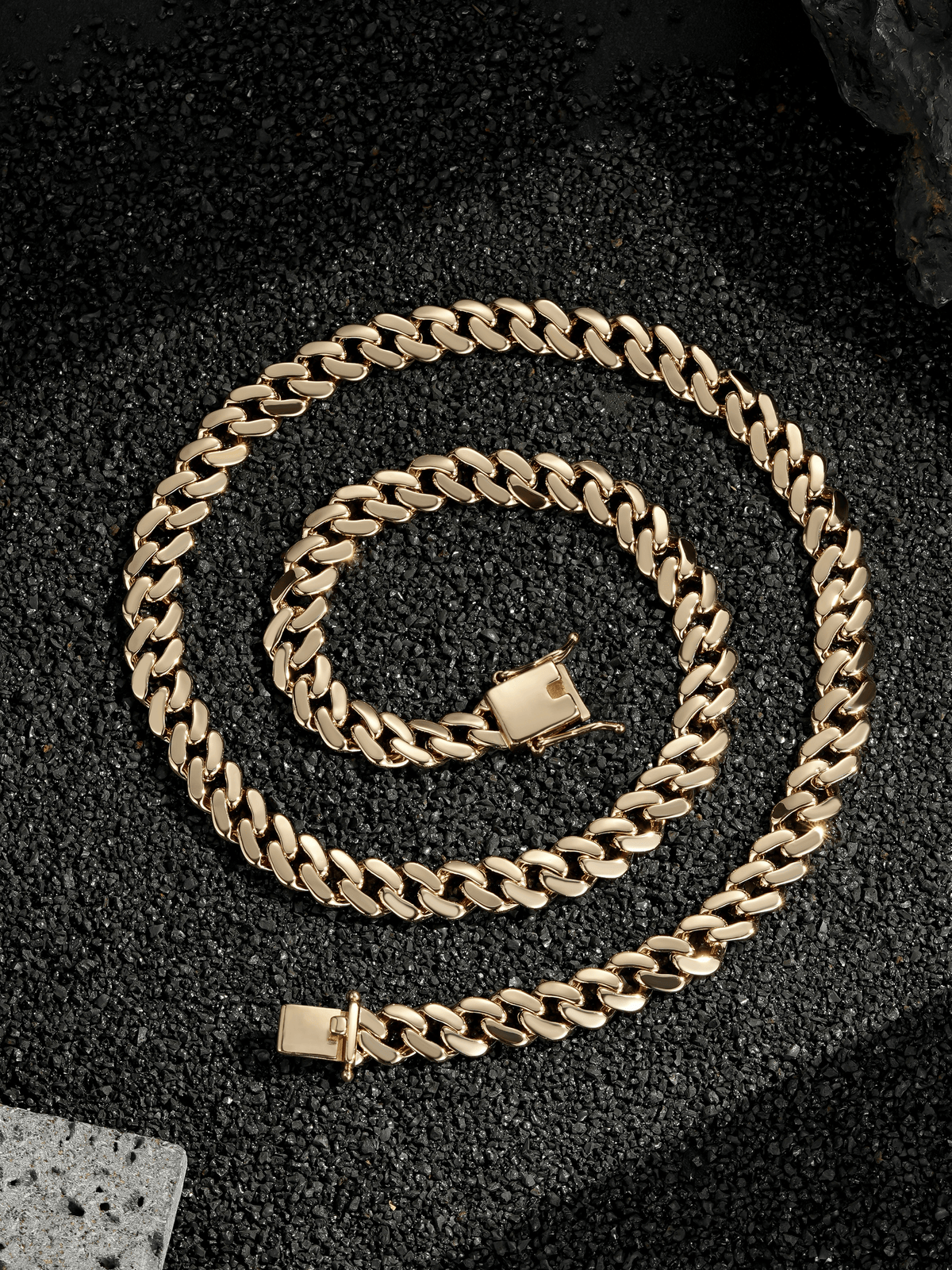 9ct Gold Filled Cuban Chain 10mm