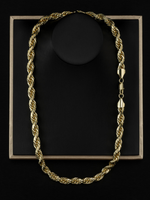 *NEW* 9ct Gold Filled Diamond Cut Rope Chain 10mm