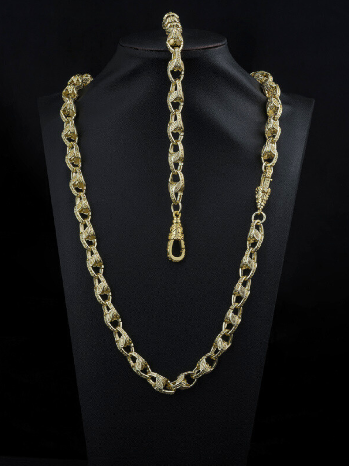 White Gold Filled Tulip Set 10mm