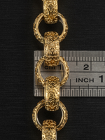 9ct Gold Filled Full Patterned Belcher Set 12mm