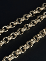 9ct Gold Filled Full Patterned Belcher Bracelet 12mm