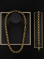 9ct Gold Filled Full Patterned Belcher Set 12mm