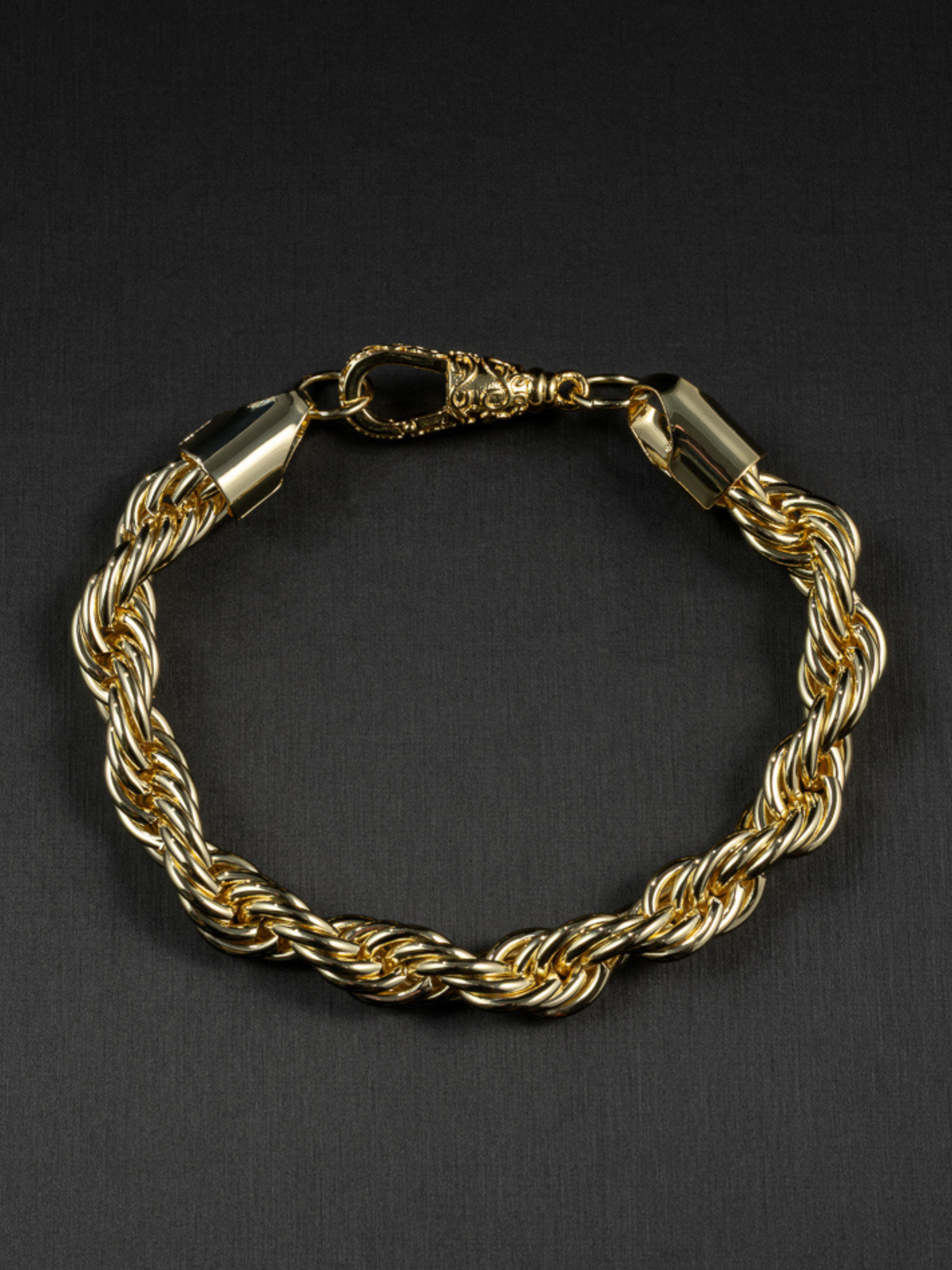 9ct Gold Filled Rope Bracelet 12mm