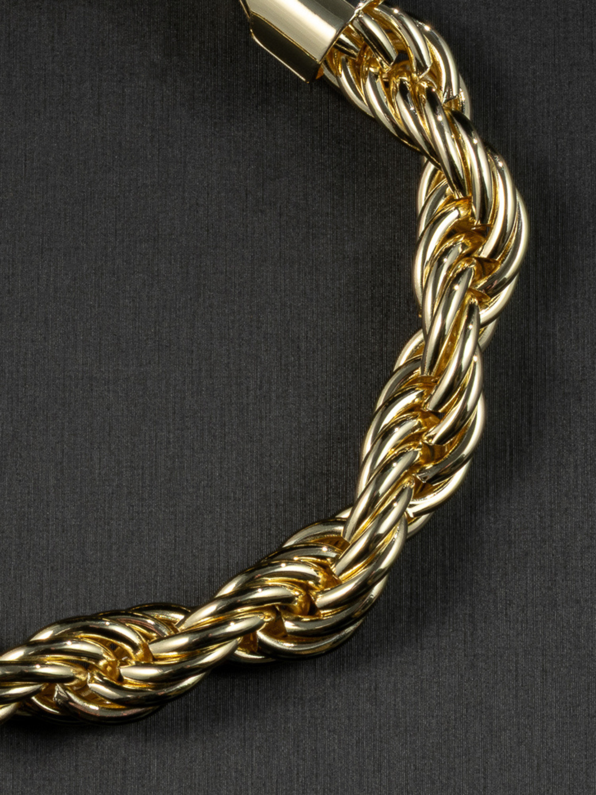 9ct Gold Filled Rope Bracelet 12mm