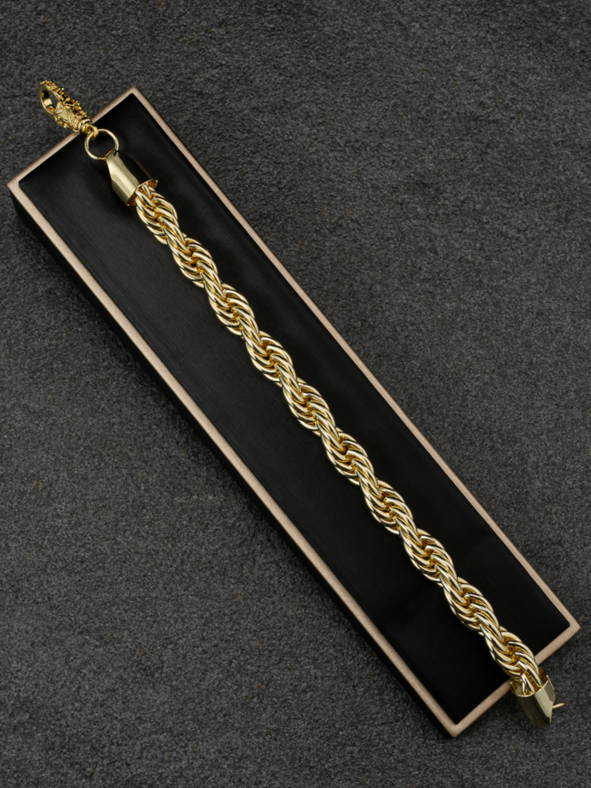 9ct Gold Filled Rope Bracelet 12mm