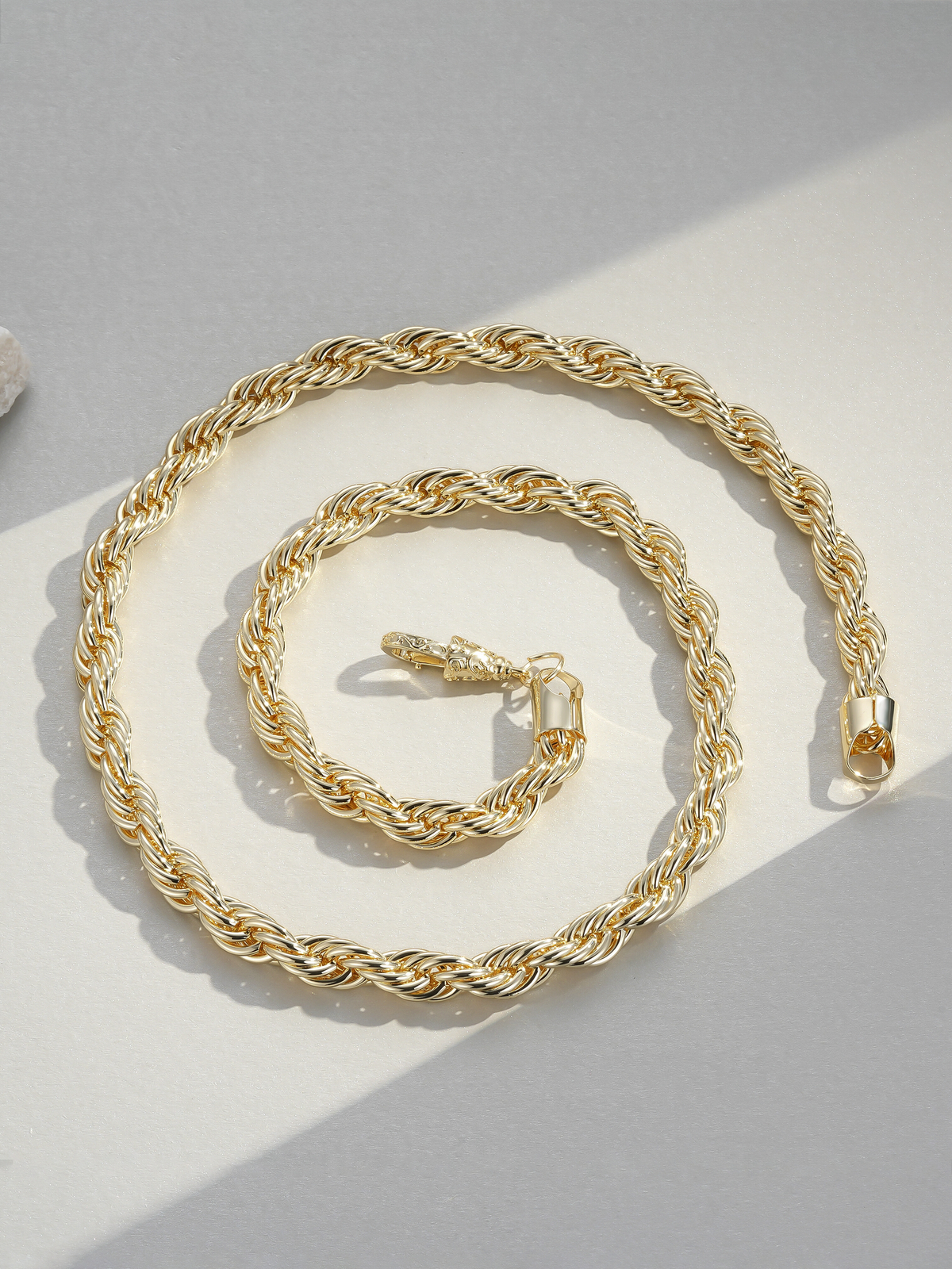 9ct Gold Filled Rope Chain 12mm