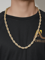 9ct Gold Filled Rope Chain 12mm