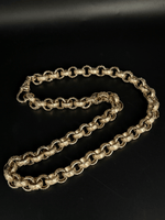 9ct Gold Filled Full Patterned Belcher Chain 12mm