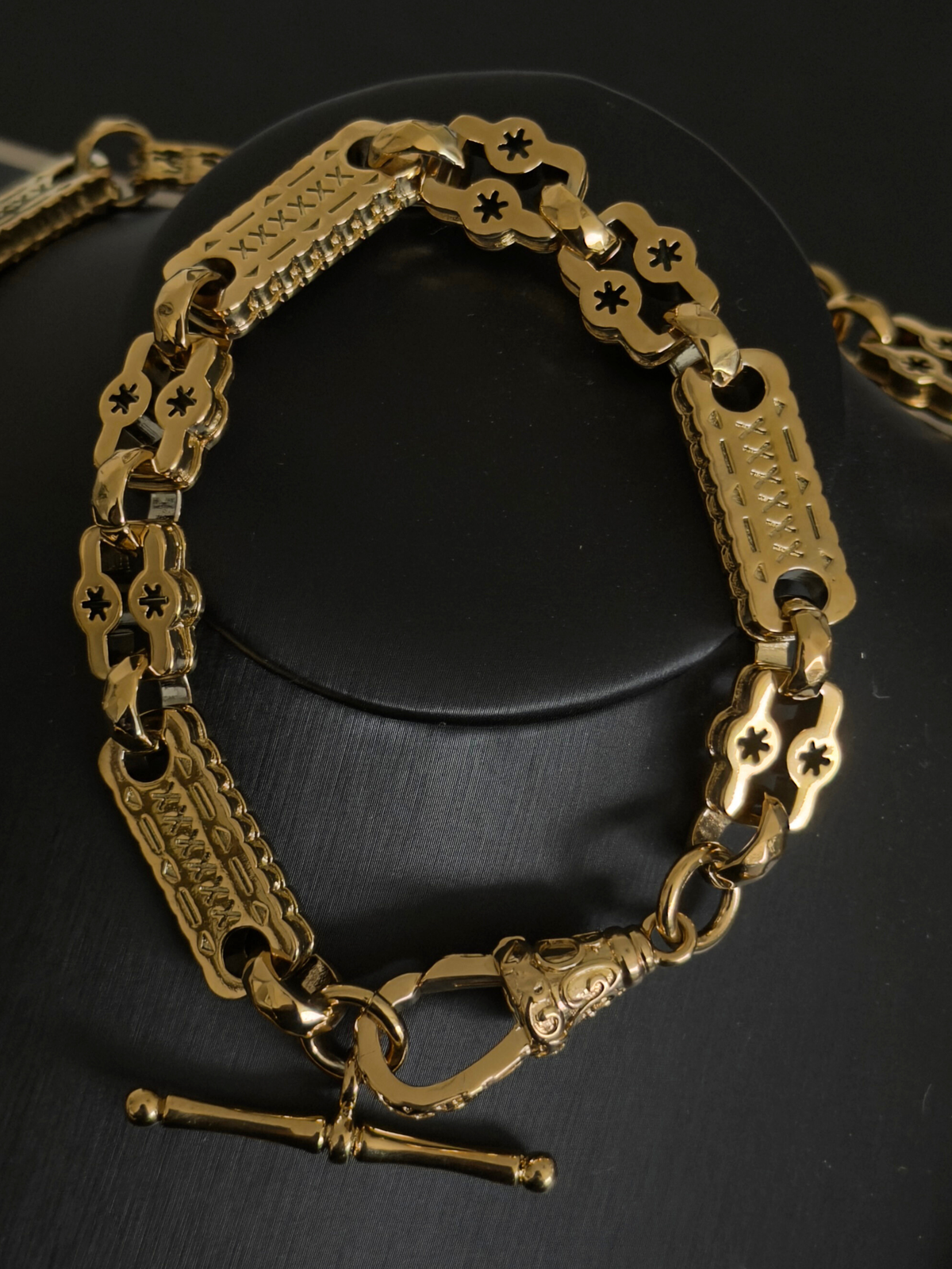 9ct Gold Filled Stars & Bars Set 12mm