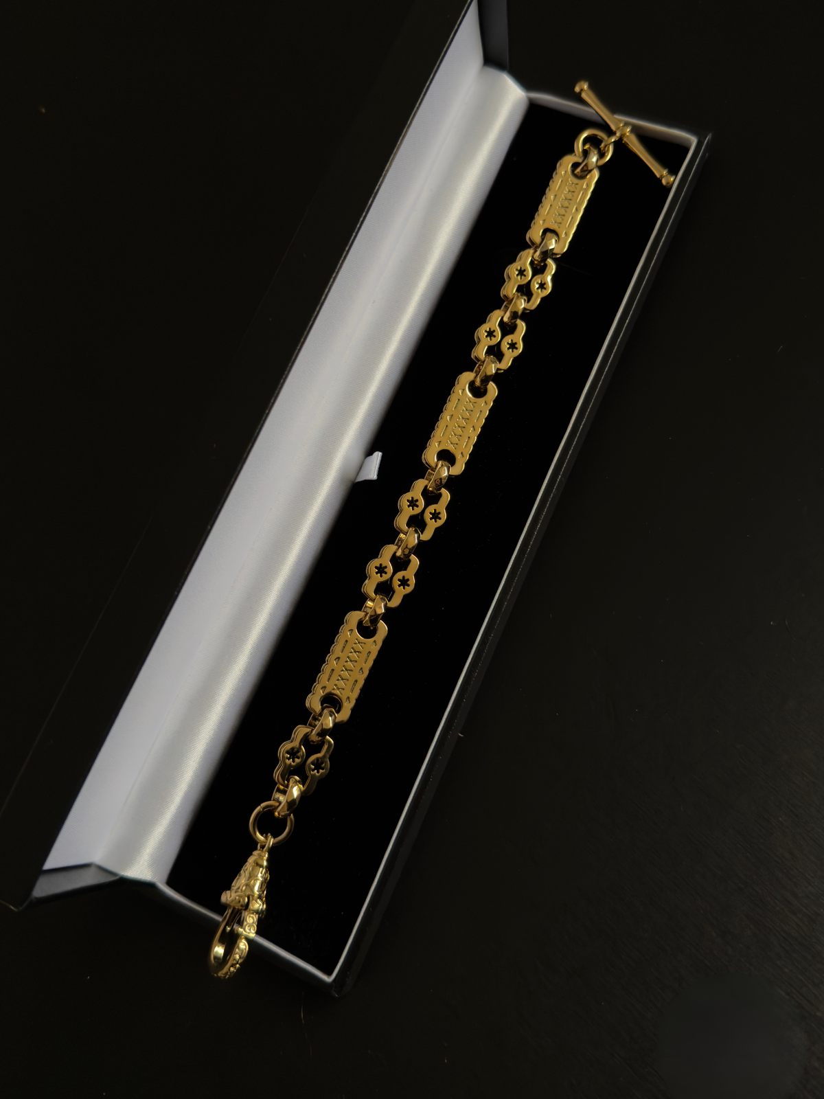 9ct Gold Filled Stars & Bars Set 12mm