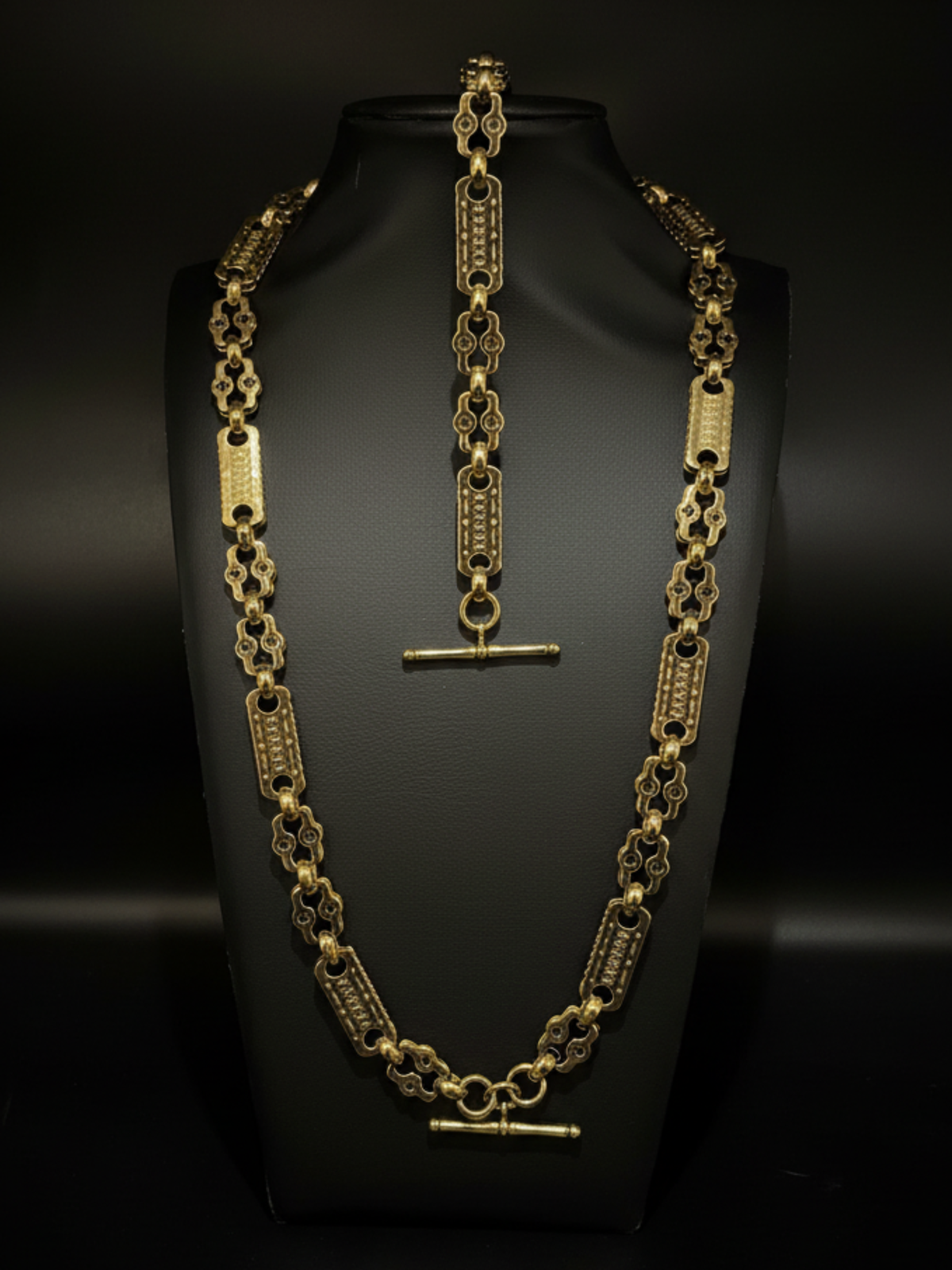 9ct Gold Filled Stars & Bars Set 12mm