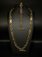 9ct Gold Filled Stars & Bars Set 12mm