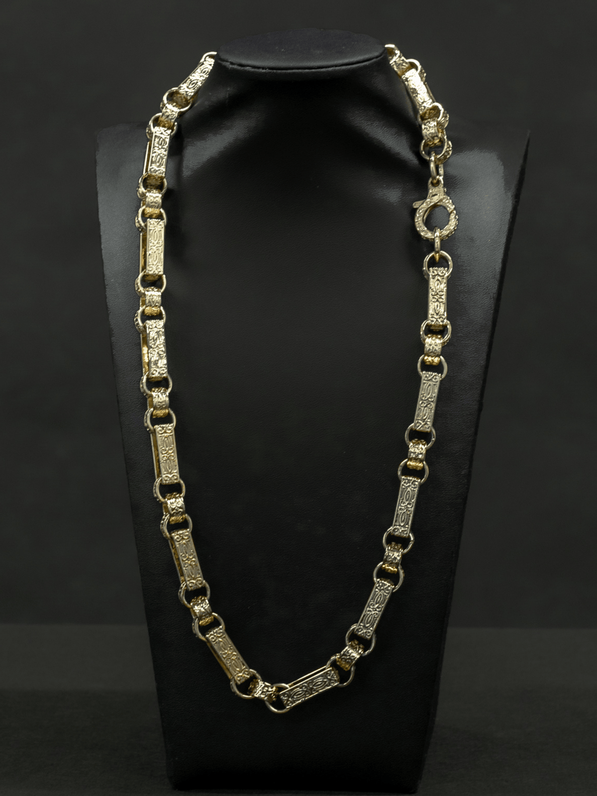 9ct Gold Filled Gypsy Link Belcher Chain 13mm