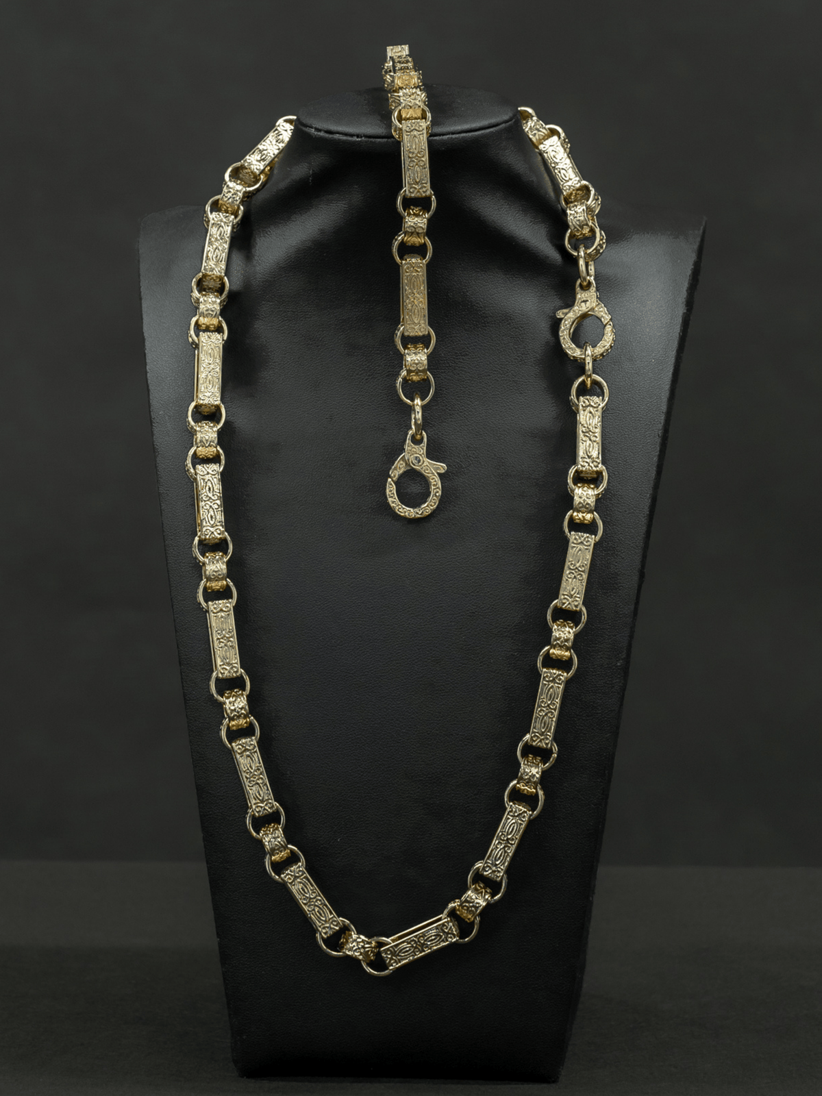 9ct Gold Filled Gypsy Link Belcher Set 13mm