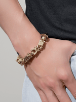 9ct Gold Filled Lego Bracelet 13mm