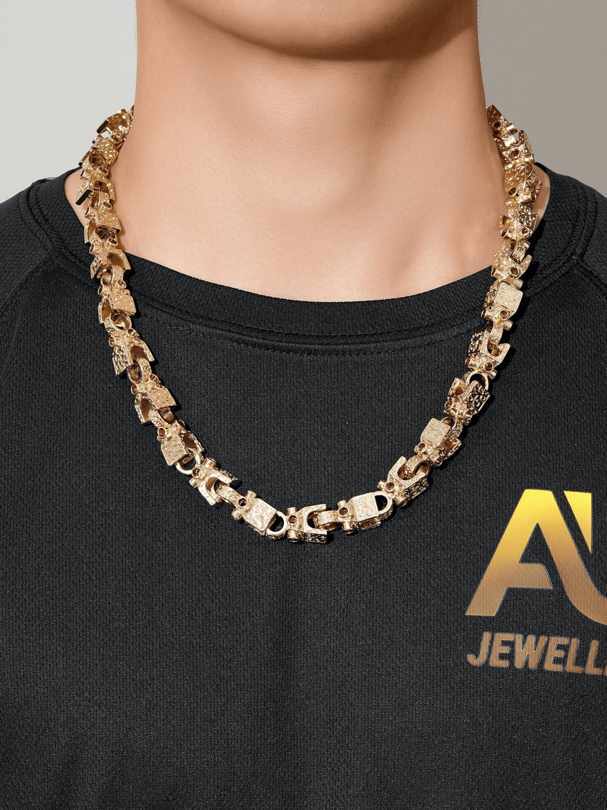 9ct Gold Filled Lego Chain 13mm