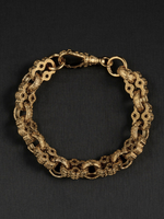 9ct Gold Filled Stars & Bars Bracelet 13mm