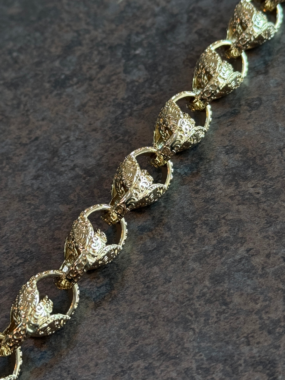 9ct Gold Filled Tulip Chain 13mm