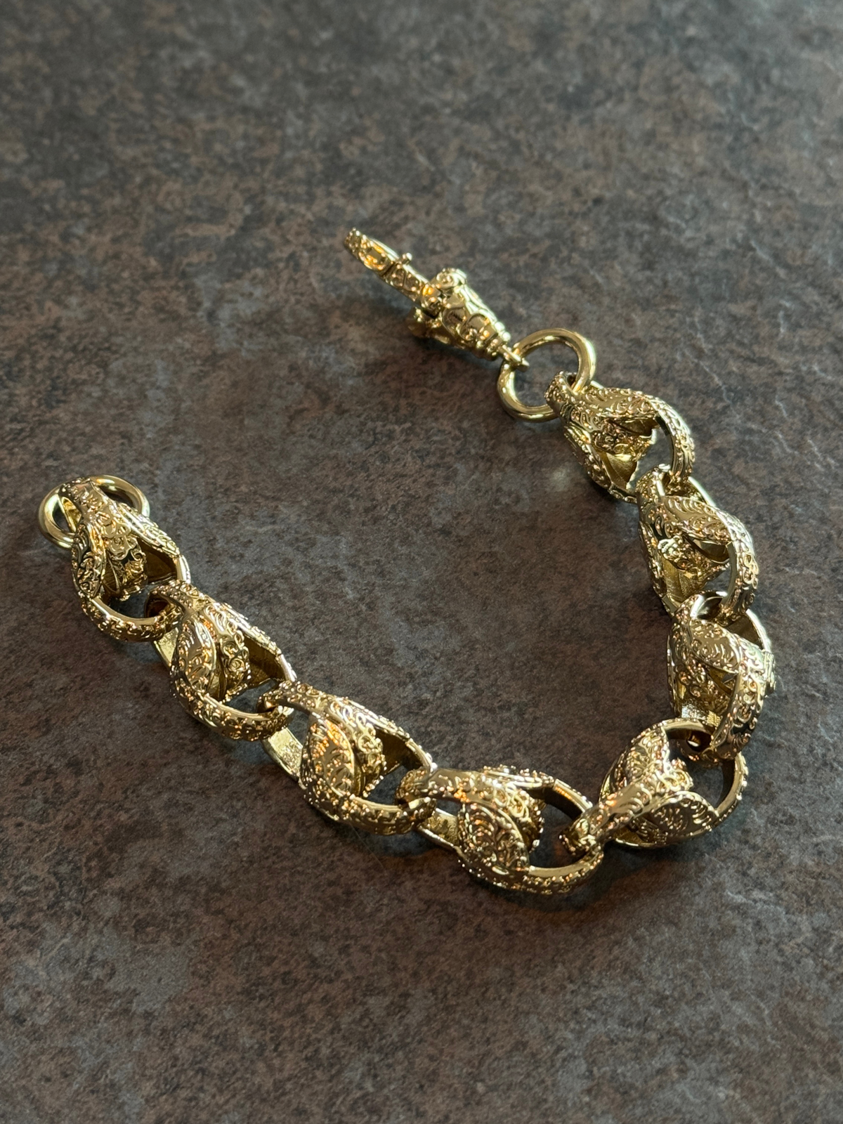9ct Gold Filled Tulip Bracelet 13mm
