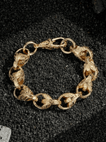 9ct Gold Filled Tulip Bracelet 13mm