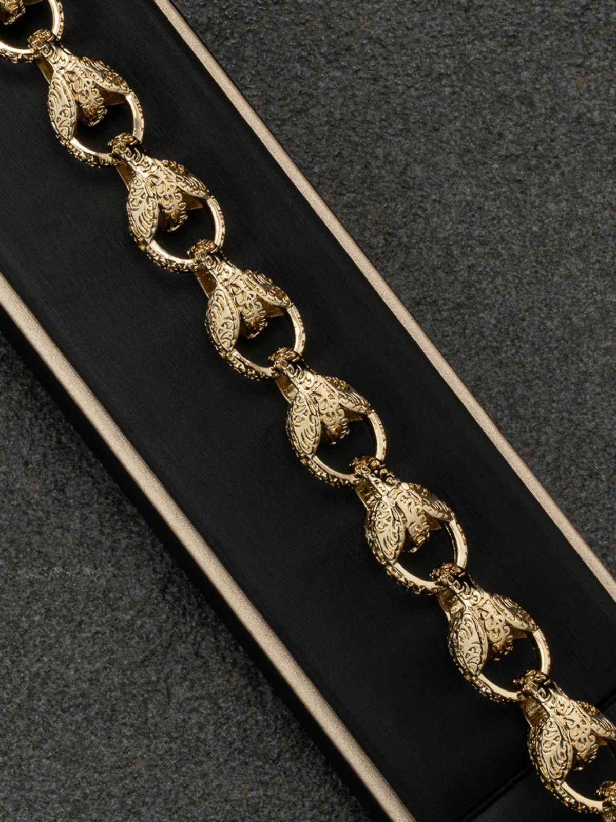 9ct Gold Filled Tulip Bracelet 13mm