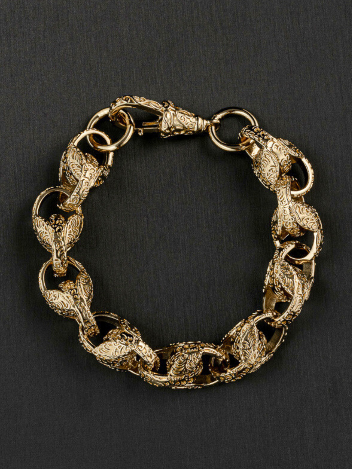 9ct Gold Filled Tulip Bracelet 13mm