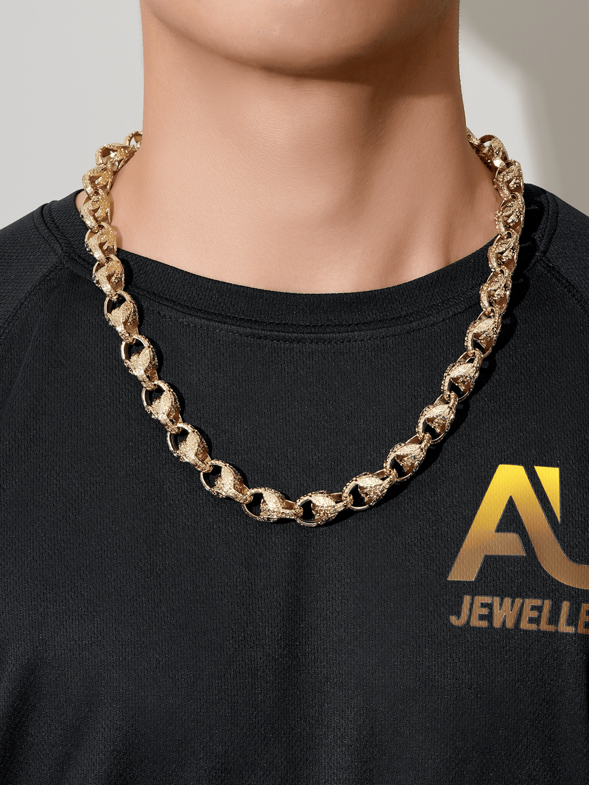 9ct Gold Filled Tulip Chain 13mm