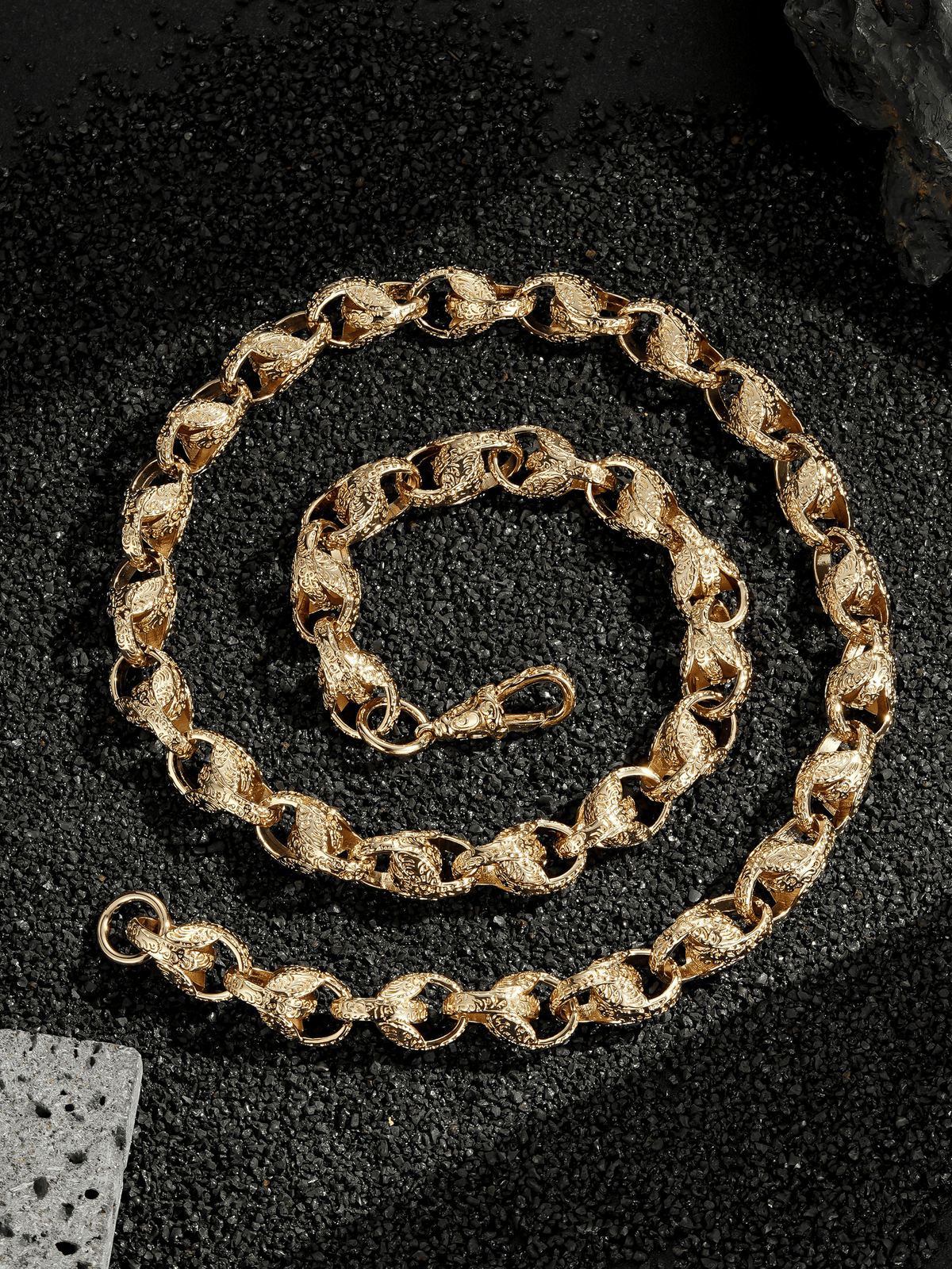 9ct Gold Filled Tulip Chain 13mm