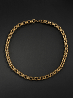 9ct Gold Filled Patterned Oval Belcher Chain 13mm