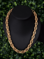 *NEW* 9ct Gold Filled Stars & Bars Chain 13mm