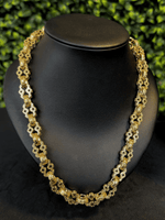 *NEW* 9ct Gold Filled Stars & Bars Chain 13mm