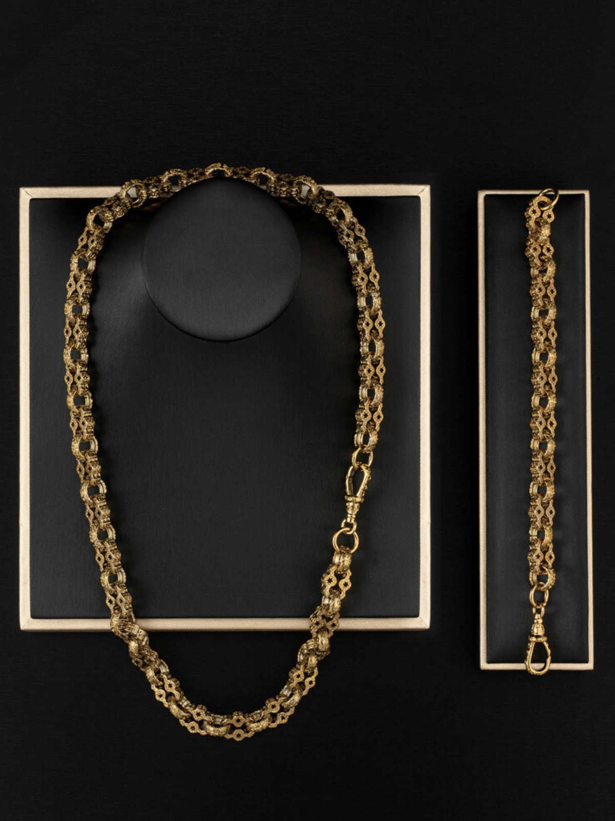 9ct Gold Filled Stars & Bars Set 13mm