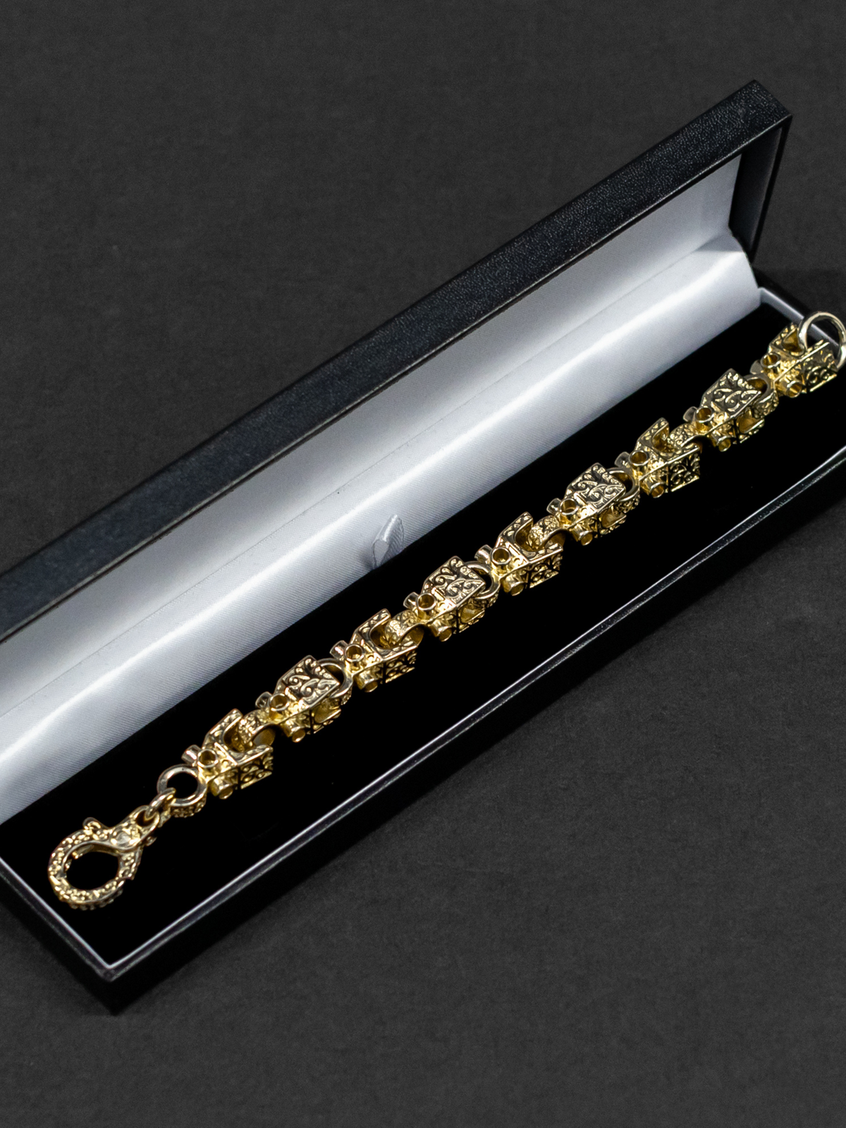 9ct Gold Filled Lego Bracelet 13mm