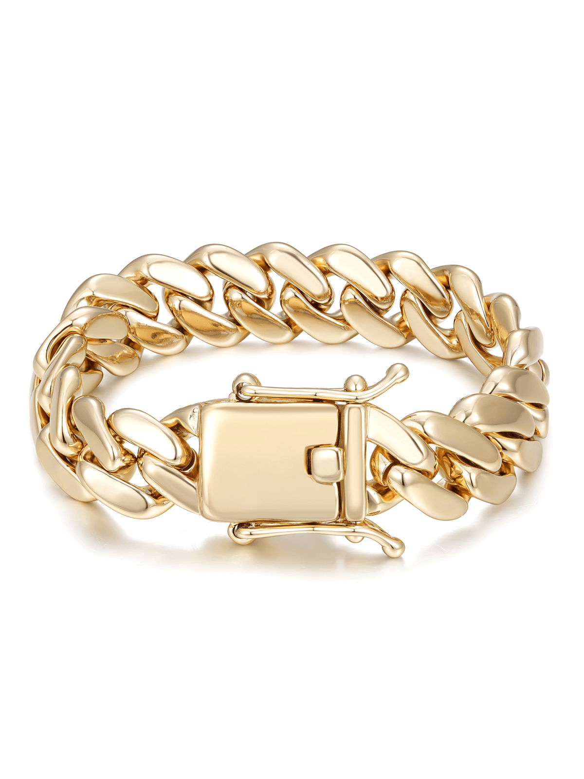 9ct Gold Filled Cuban Bracelet 15mm