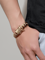 9ct Gold Filled Cuban Bracelet 15mm