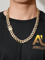 9ct Gold Filled Cuban Chain 15mm