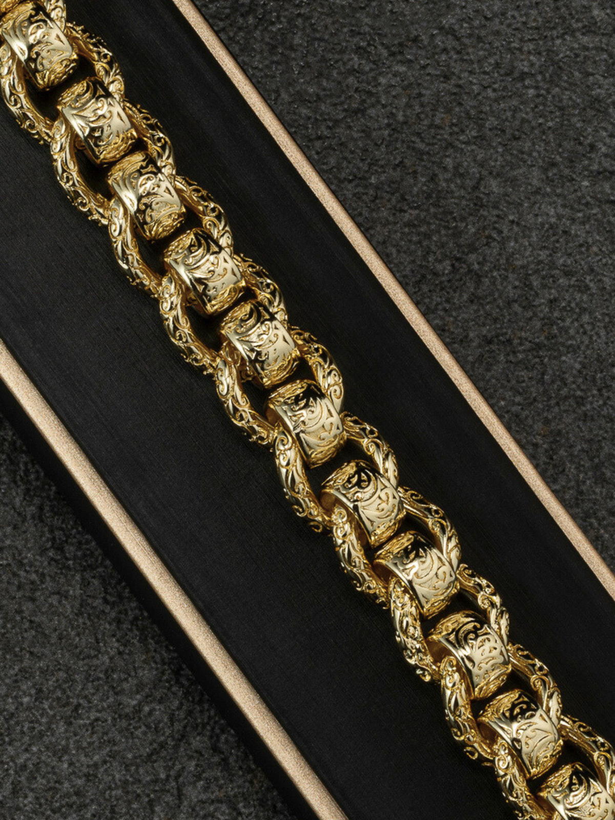 9ct Gold Filled Roller-Ball Belcher Set 15mm