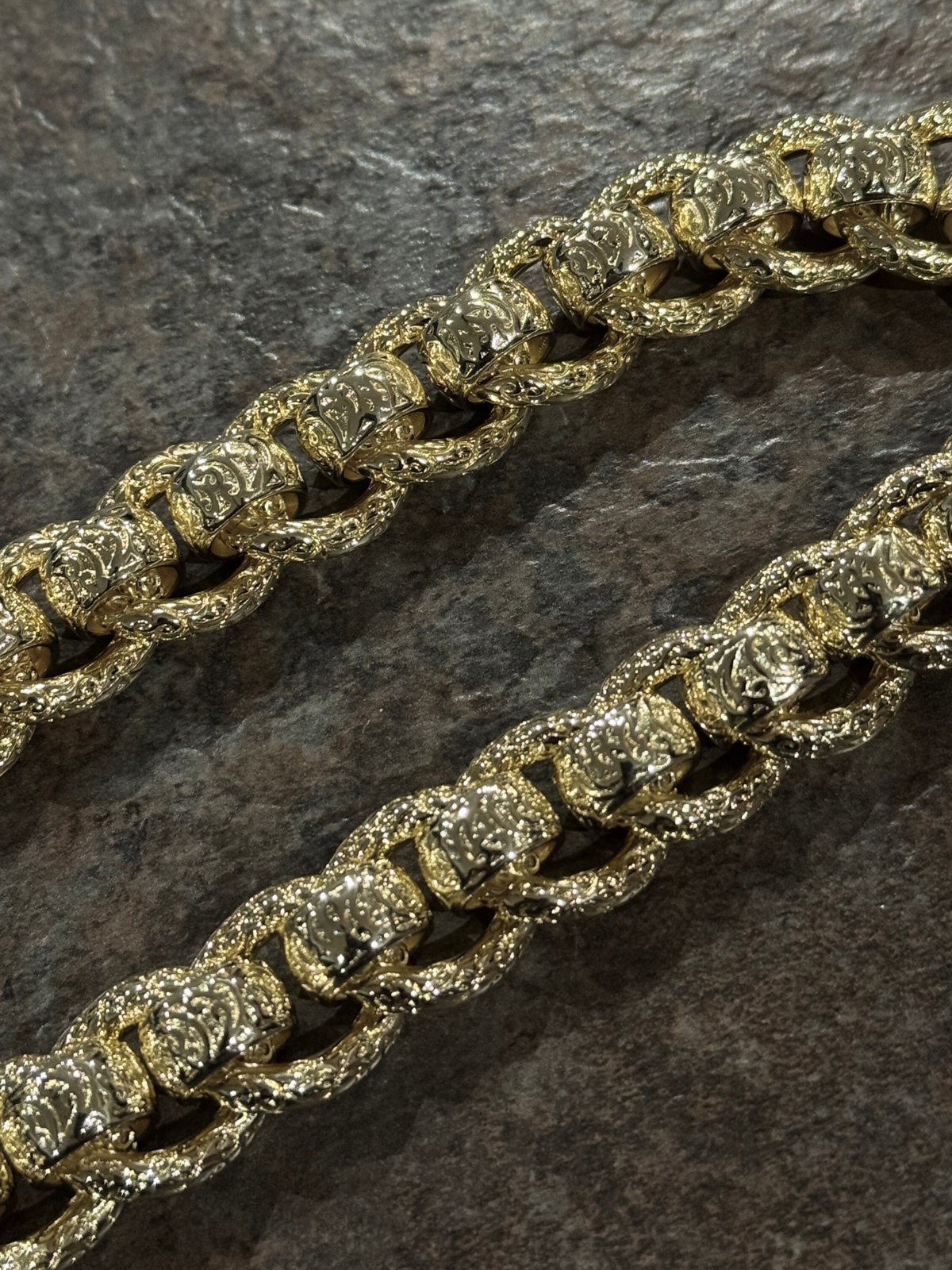 9ct Gold Filled Roller-Ball Belcher Set 15mm