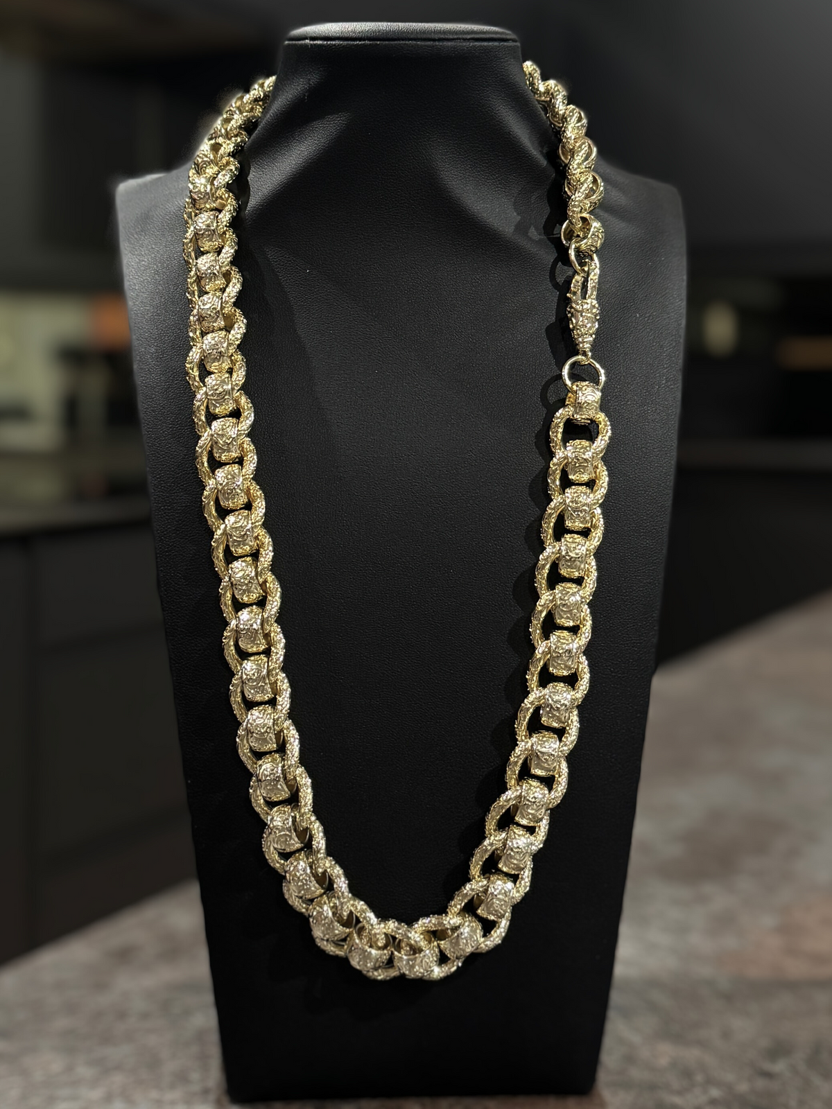 9ct Gold Filled Roller-Ball Belcher Set 15mm