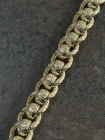 9ct Gold Filled Roller-Ball Belcher Chain 15mm