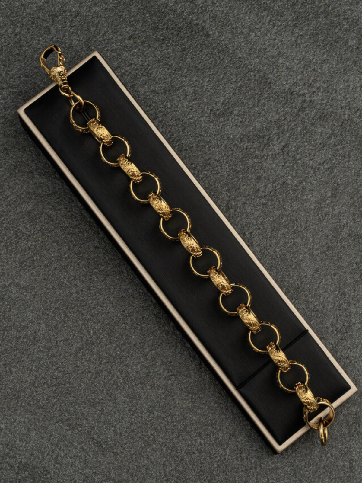 9ct Gold Filled Belcher Bracelet 16mm