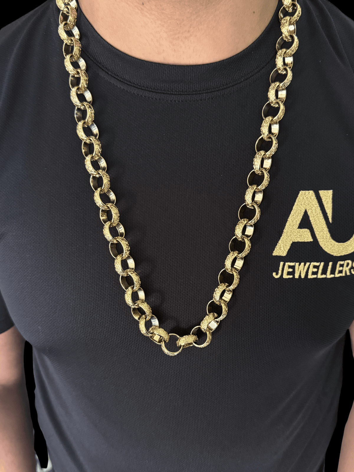 9ct Gold Filled Belcher Chain 16mm