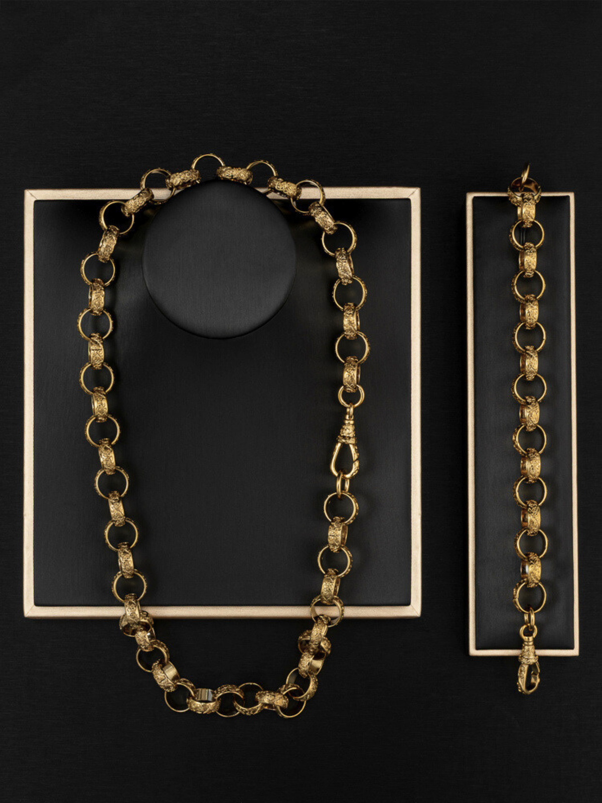 9ct Gold Filled Belcher Set 16mm